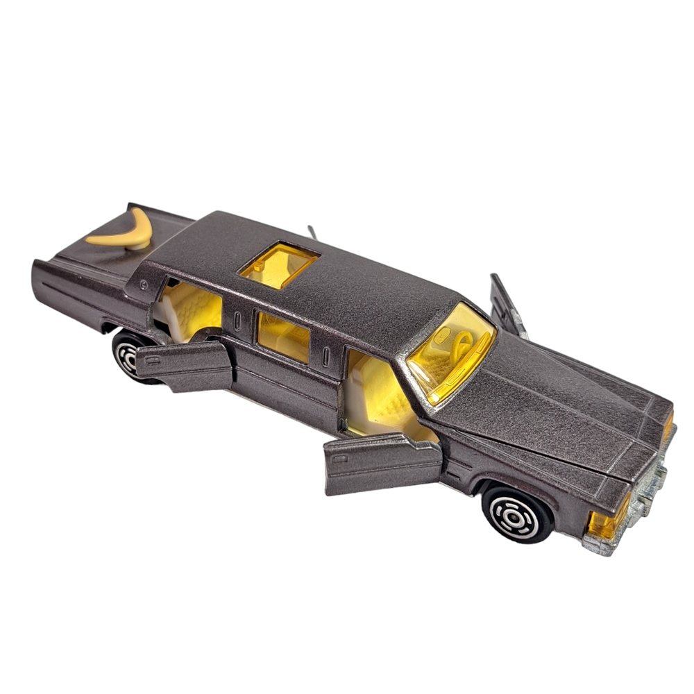 Vintage Majorette Grey/Yellow Limousine Die-Cast 1/58 Made‎ In France